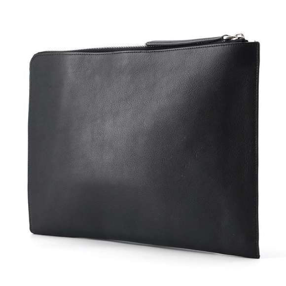 Fendi Clutch Bag Bugs Monster Python 8M0370 Black - Picture 2 of 14